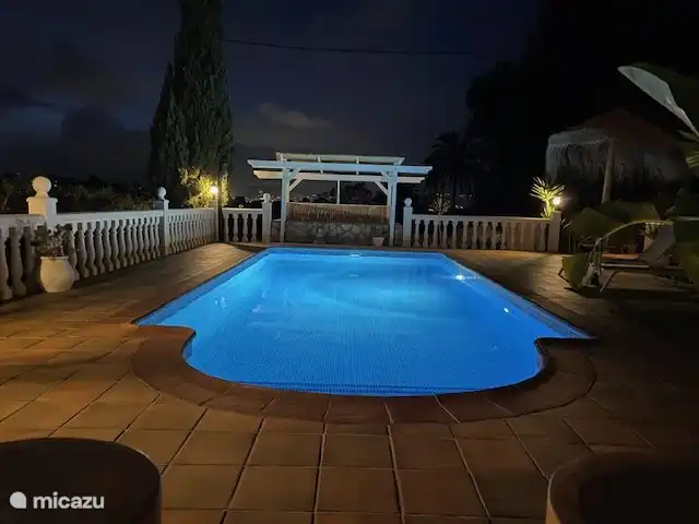 Casa Vista Lejana en España, Costa Blanca, Jávea - villa tarde en la piscina