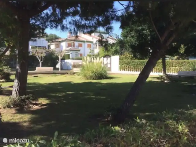 Casa Riomar huren in Spanje, Costa Blanca, Torre de la Horadada - vakantiehuis Tuin van het gemeenschappelijk zwembad
