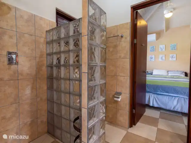 Gezellige villa op Blue Bay huren in Curaçao, Curacao-Midden, Blue Bay - villa Tweede badkamer met douche en toilet