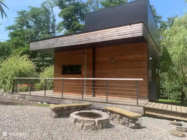 Location de Vacances Belgique, Ardennes, Durbuy, cabane en bois / lodge - Cube Sauvage Durbuy