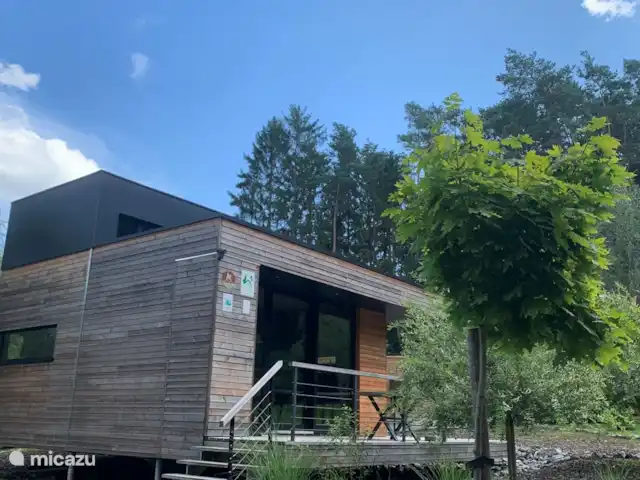 Location de Vacances Belgique, Ardennes, Durbuy, cabane en bois / lodge - Cube Sauvage Durbuy Extérieur