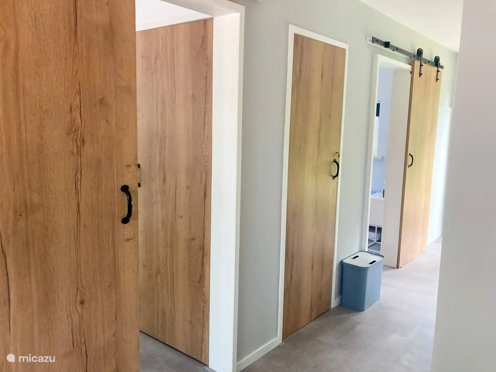 The entrance to the bedrooms