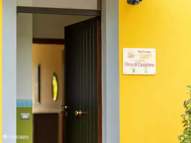 gîte / cottage huren in Italië, Marche, Cessapalombo – Appartement Nespolo Ingang