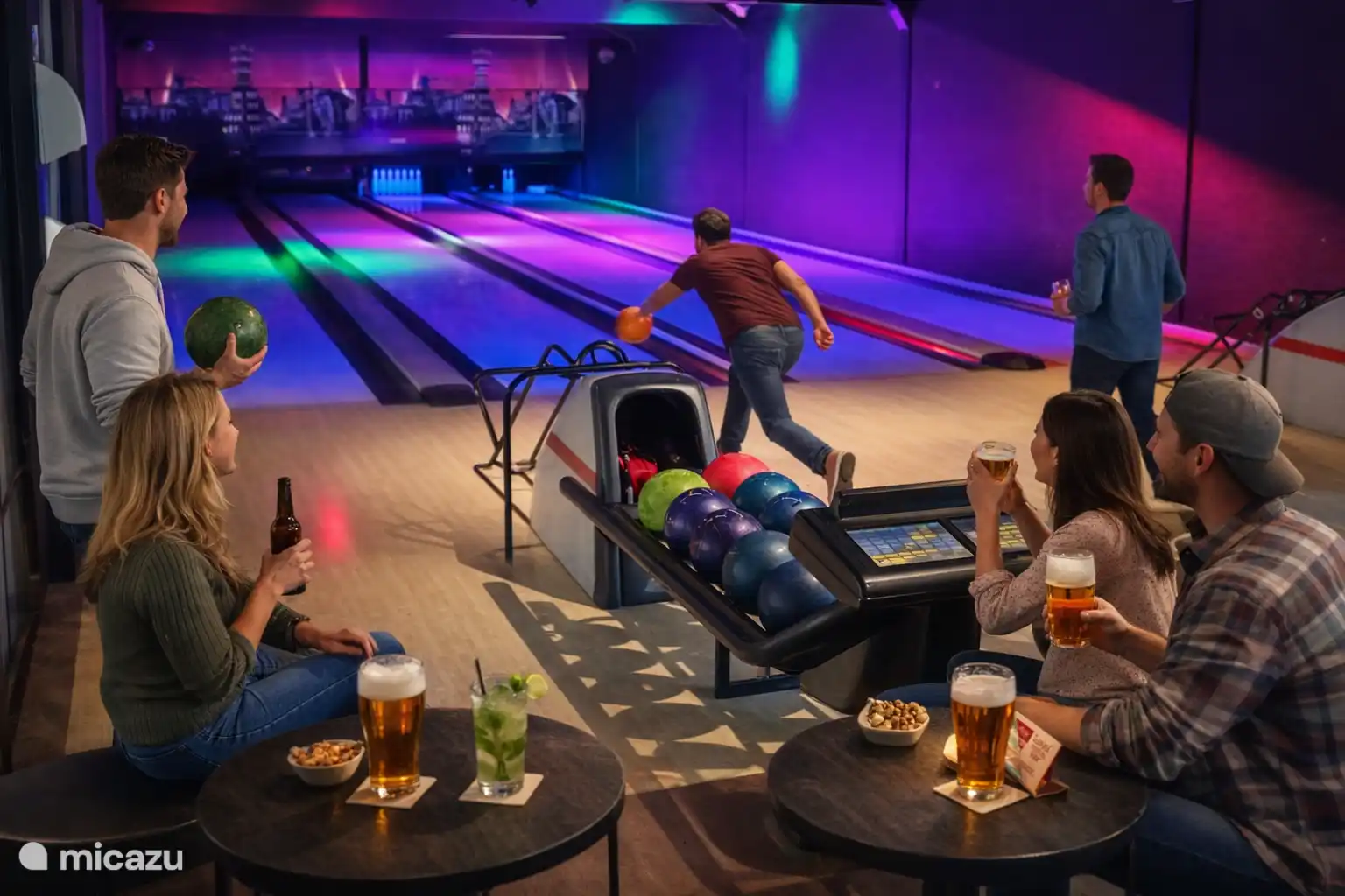 4 bowlingbanen te huur via het park de IJsvogel