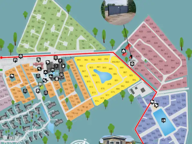 Joli chalet l'IJsvogel Veluwe | Pays-Bas, Gueldre, Voorthuizen - chalet Carte du Martin-Pêcheur