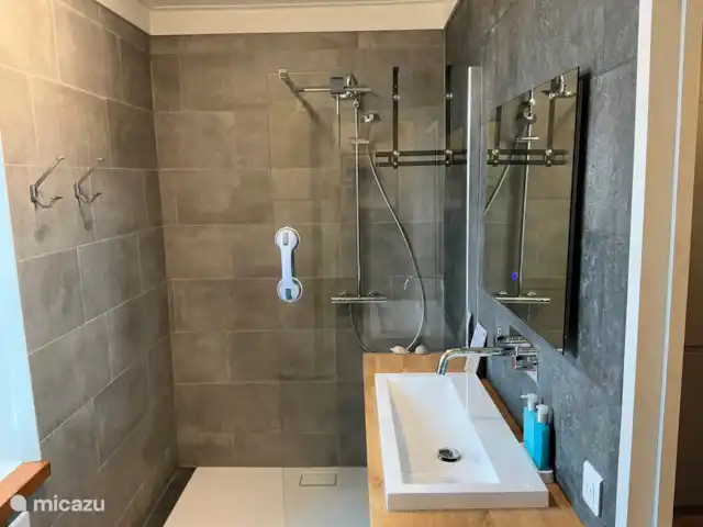 Location de Vacances France, Nièvre, Verneuil, gîte / cottage - Tonnerre de Brest Salle de bain au rez-de-chaussée