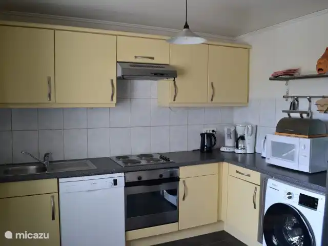 Maison de vacances Mandevilla | France, Hérault, Cantagrils-Argelliers - maison de vacances Cuisine avec tout le confort nécessaire : lave-vaisselle, plaque de cuisson, four, micro-ondes, réfrigérateur avec grand compartiment congélateur, lave-linge, robot culinaire...