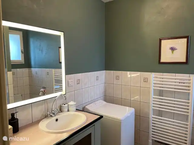 Piscine chauffée 'Le Veyou' et climatisation | France, Drôme, Beaufort-sur-Gervanne - maison de vacances Salle de bain dans la chambre 1