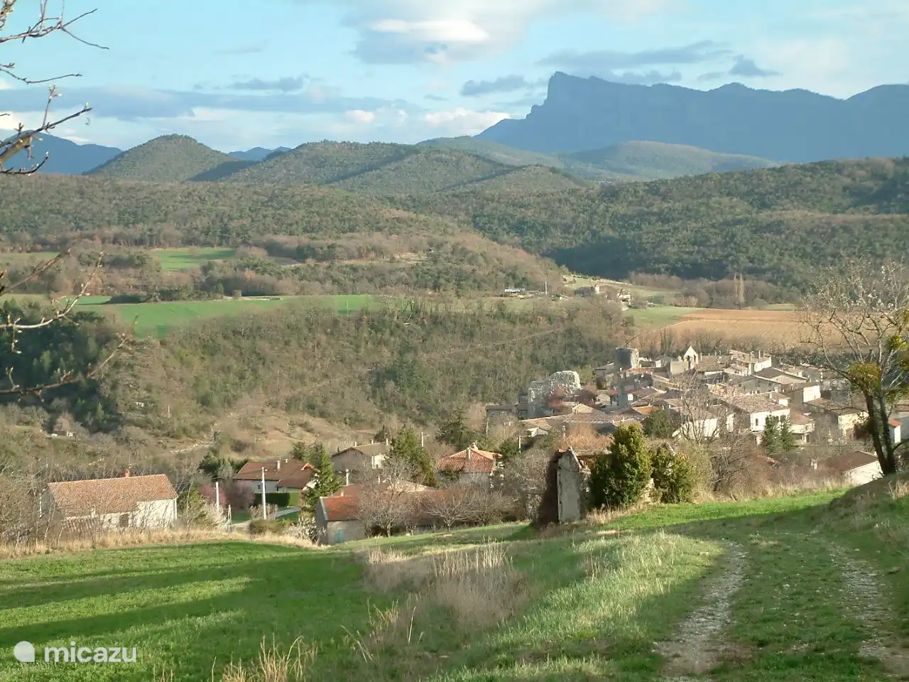 View of Beaufort sur Gervanne.