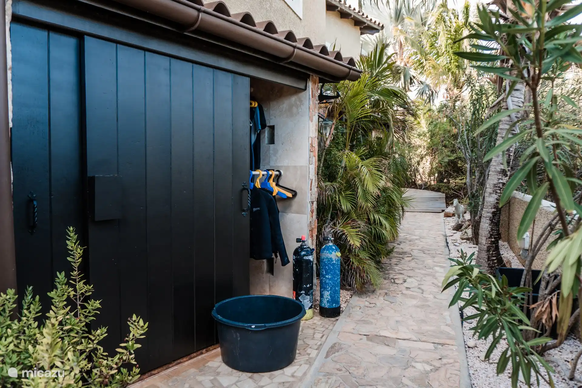 Auch diverses Zubehör zum Tauchen/Schnorcheln kann kostenlos genutzt werden