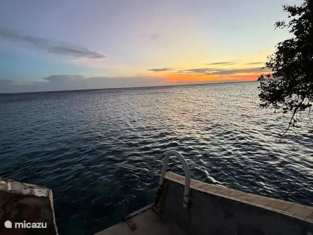 Oceanfront Home en Bonaire, Bonaire, Sabadeco - villa Vista desde la terraza