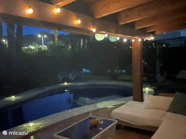 bungaló en España, Andalucía, San Juan de los Terreros – Villa Plyphona Canopy de noche