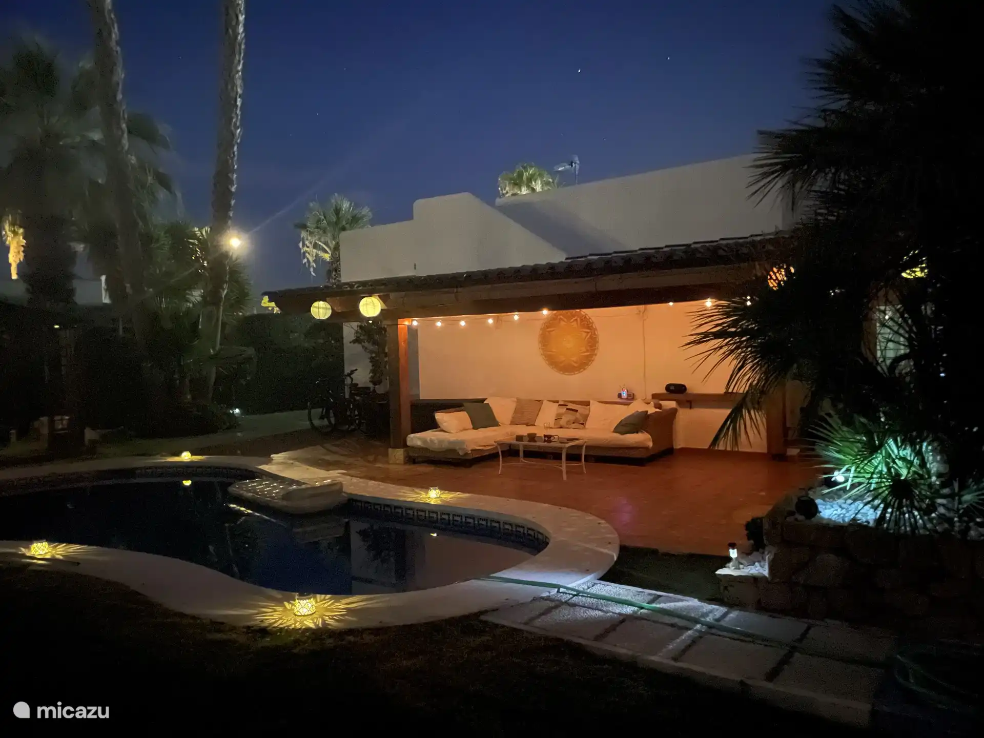 Der Garten bei Nacht