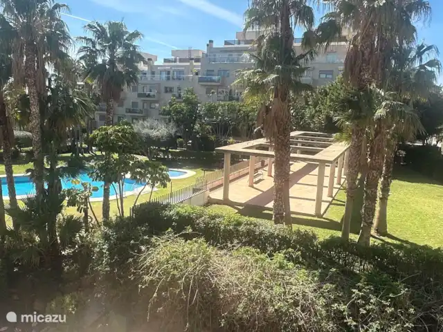 La Casa Calma en España, Costa del Sol, Torremolinos - apartamento Vista desde el balcón.