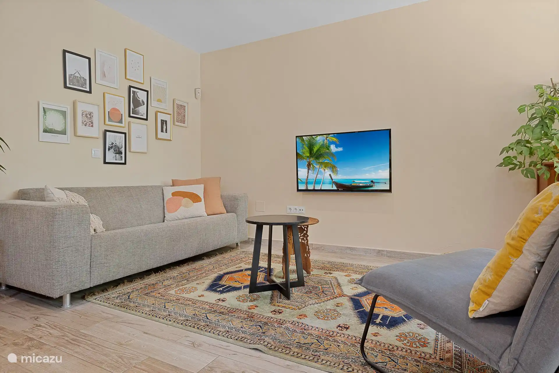 Living room with Google TV