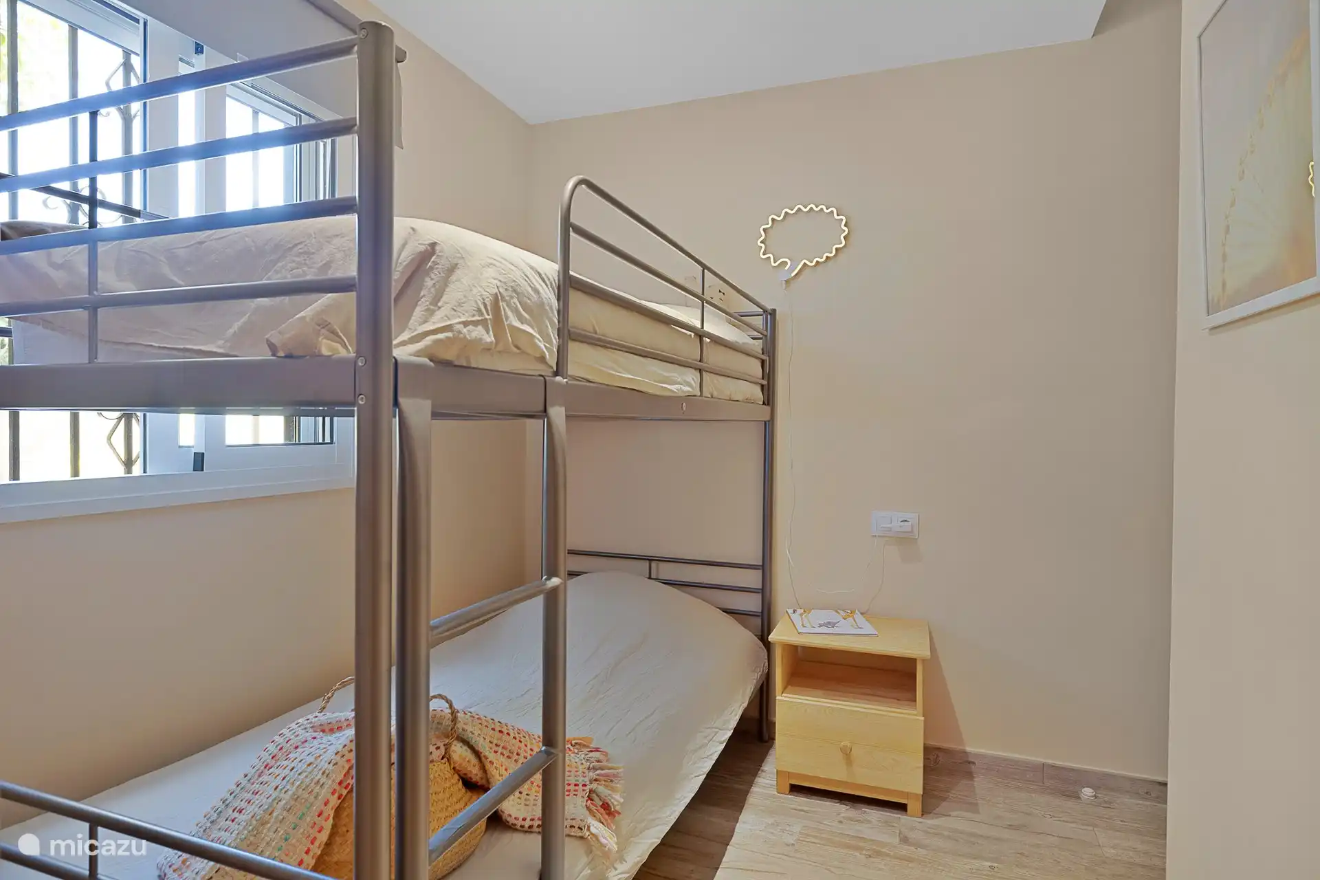 3rd bedroom with bunk beds