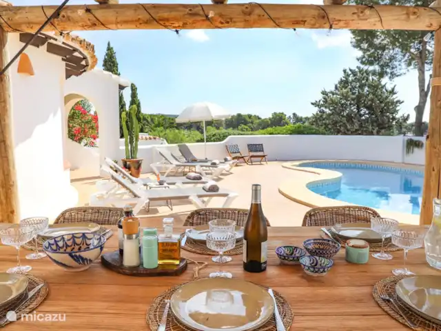 Villa El Postre | Espagne, Costa Blanca, Moraira - villa Savourez un délicieux petit-déjeuner, déjeuner ou dîner dehors, à l'ombre