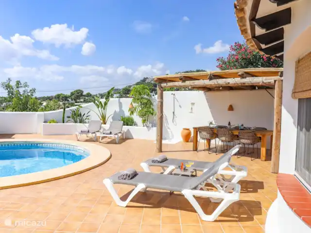 Villa El Postre | Espagne, Costa Blanca, Moraira - villa Transats confortables au bord de la piscine