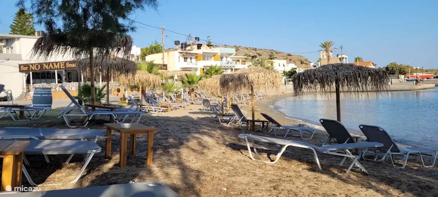 Het strandje voor ons huis