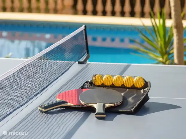 Casa de vacaciones de lujo Jávea 12p. piscina en España, Costa Blanca, Jávea - casa vacacional Mesa de ping-pong en el jardín
