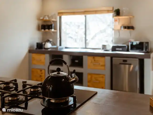 Jackals Dream | Afrique du Sud, Mpumalanga, Marloth Park - maison de vacances cuisine avec lave-vaisselle, micro-ondes, grand réfrigérateur, etc.