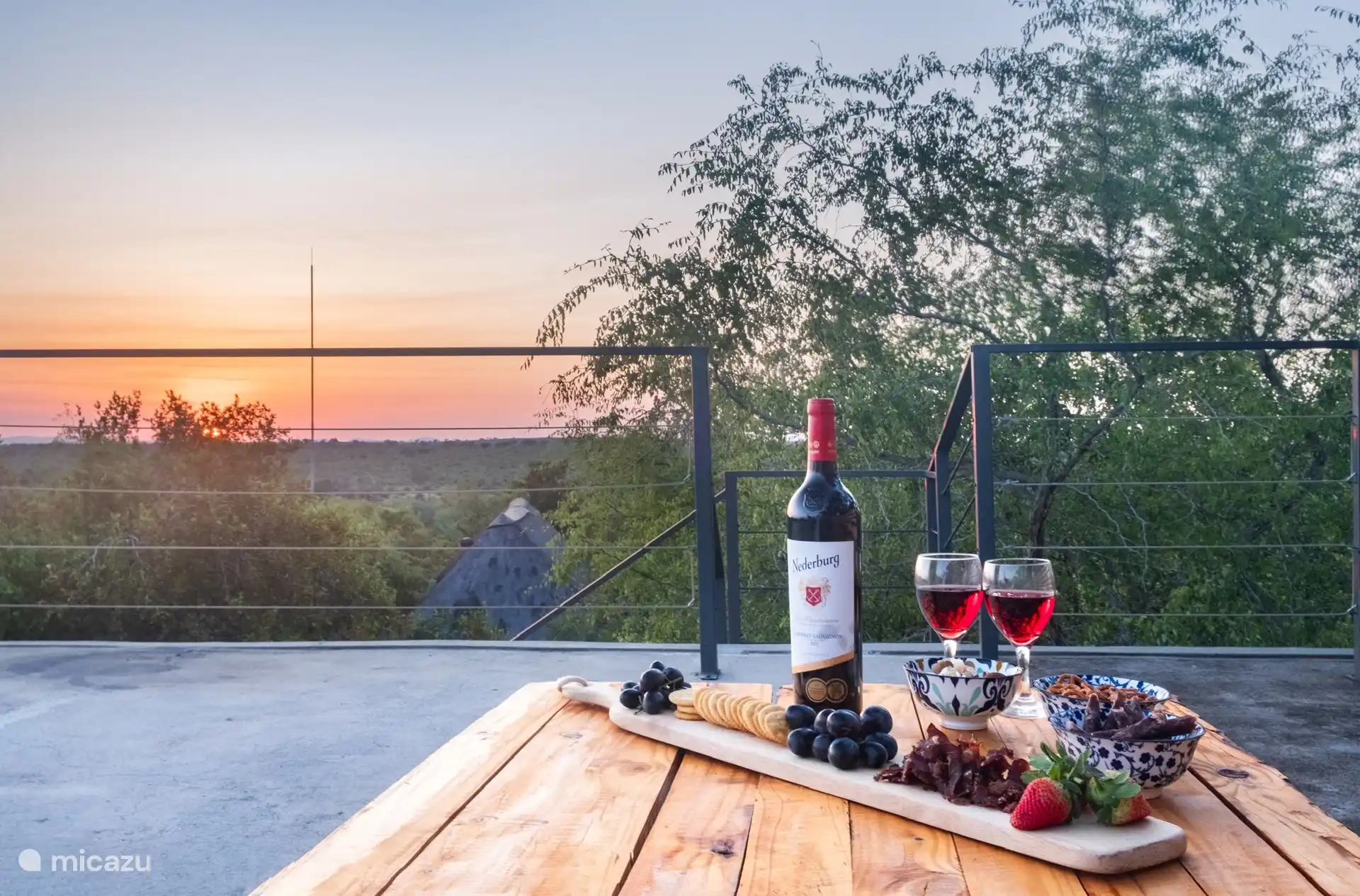 Blick von der Dachterrasse