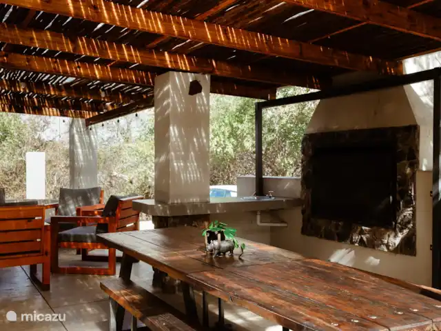 Jackals Dream | Afrique du Sud, Mpumalanga, Marloth Park - maison de vacances Patio avec braai