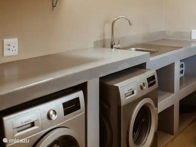 Jackals Dream | Afrique du Sud, Mpumalanga, Marloth Park - maison de vacances Machine à laver et sèche-linge également à la disposition des clients