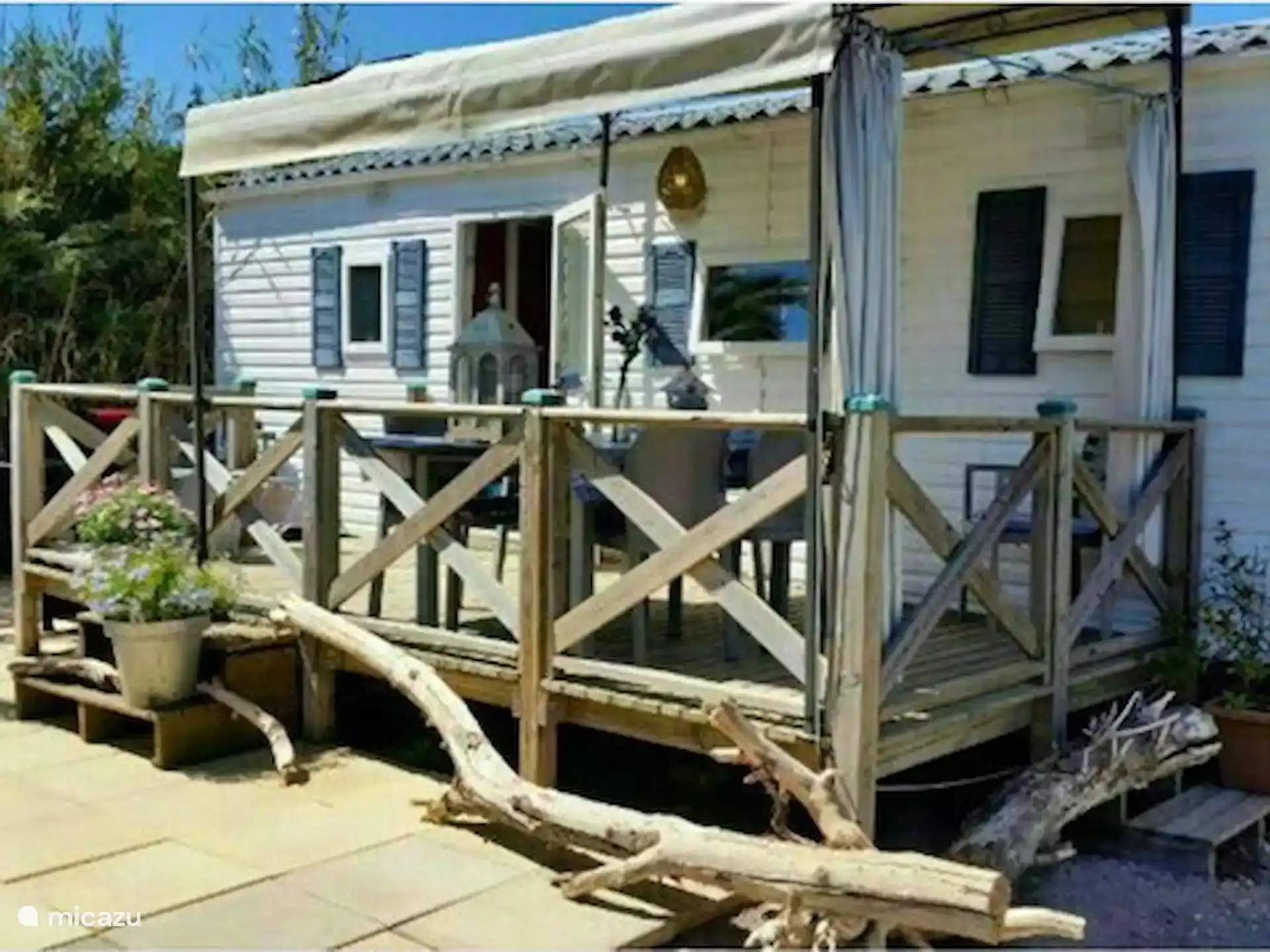 mobilheim, Ramatuelle, Côte d´Azur, Frankreich - Strandhaus Kon Tiki St. Tropez