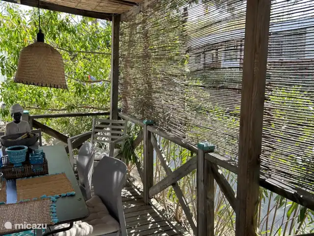 stacaravan huren in Frankrijk, Côte d´Azur, Ramatuelle – Beach House Kon Tiki St. Tropez Veranda