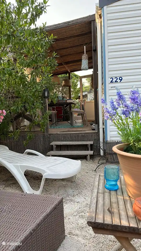 Seitliches Strandhaus