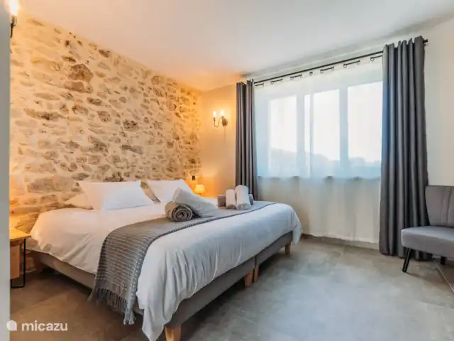Mas de Toulair - Luxe in de Provence huren in Frankrijk, Gard, Salazac - villa Slaapkamer Pradines