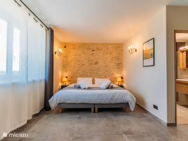 Mas de Toulair - Luxe in de Provence huren in Frankrijk, Gard, Salazac - villa Slaapkamer Gipierre