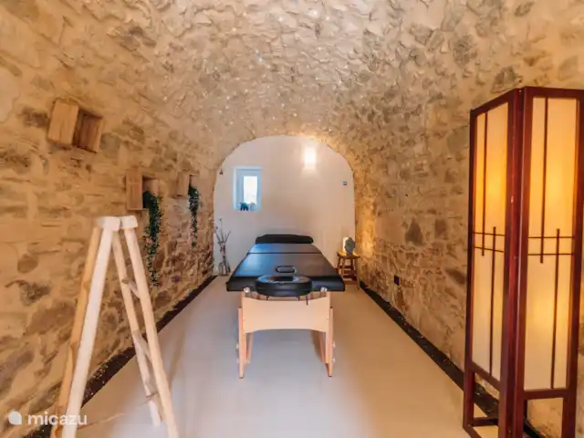 Mas de Toulair - Luxe in de Provence huren in Frankrijk, Gard, Salazac - villa Massageruimte