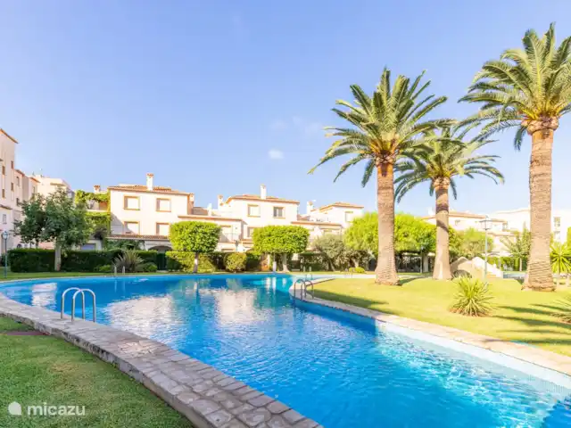 Location de Vacances Espagne, Costa Blanca, Jávea, maison mitoyenne - Maison Saint Tropez Jardin tropical avec immense piscine