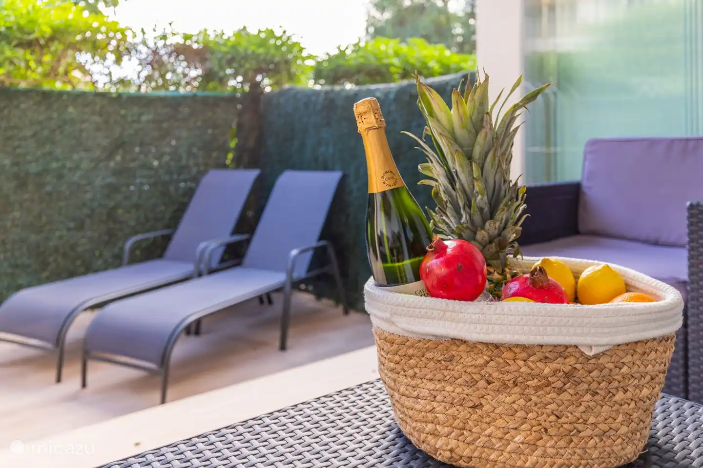 Prive terras gelijkvloers