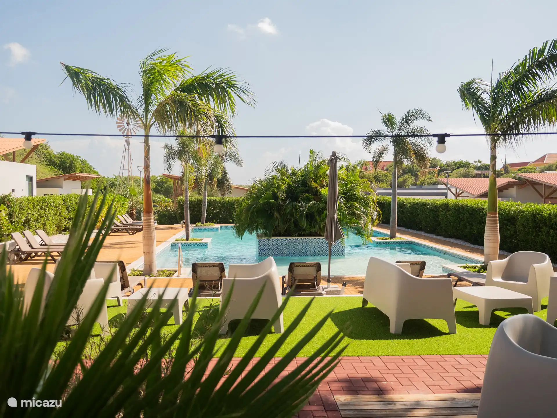 Loungebereich, Schwimmbad