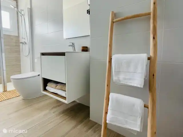 Casa Paloma Blanca Soleil et Golf | Espagne, Costa Blanca, Torrevieja - appartement Salle de bain 1 avec douche à l'italienne.