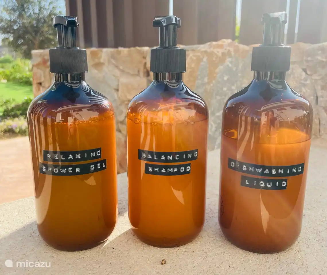 Bath and shower products.