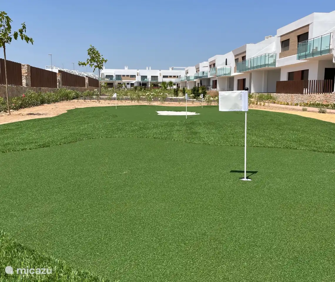 Putting green on the domain