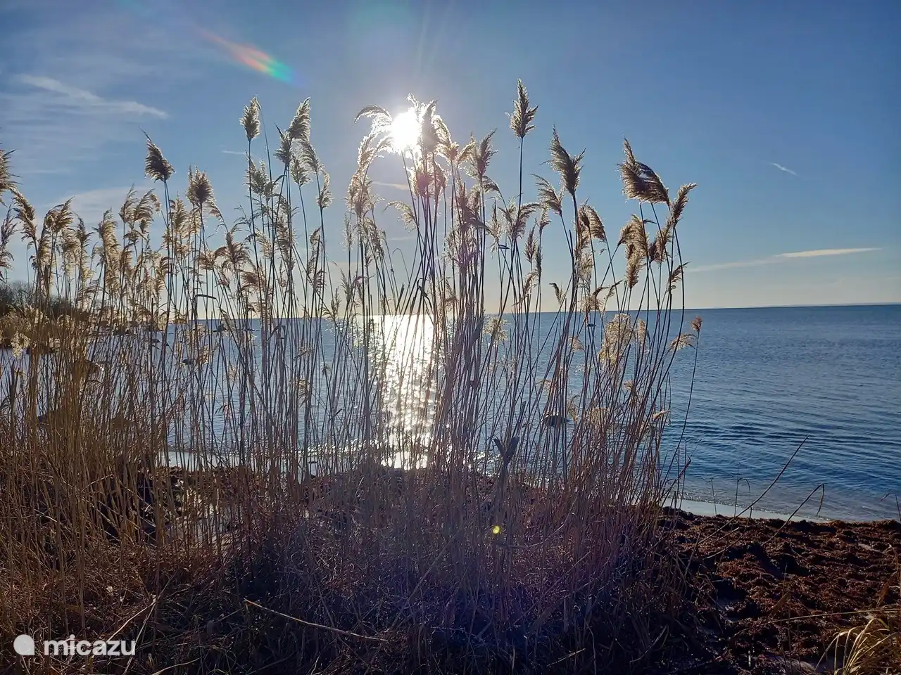 Der schöne Strand in der Sandviken-Bucht, etwa 20 km vom Haus entfernt. Sehr flach, ideal für kleinere Kinder.