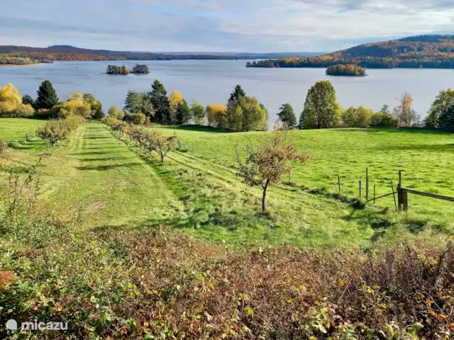 Maison de vacances Horizon vert | Suède, Skåne, Villands Vånga-Kristianstad - maison de vacances Image d’automne avec le lac Ivösjön.