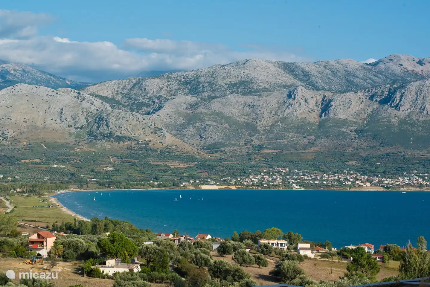 Vue depuis la Villa et la terrasse