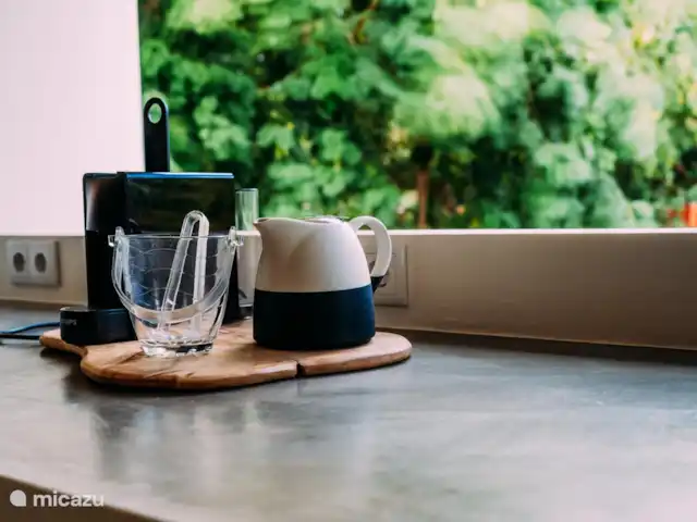Villa Mellow piscine Eco resort | Curaçao, Curaçao-Centre, Boca St. Michiel - villa Il y a une cafetière dans la cuisine pour une délicieuse tasse de café (tasses Nespresso).