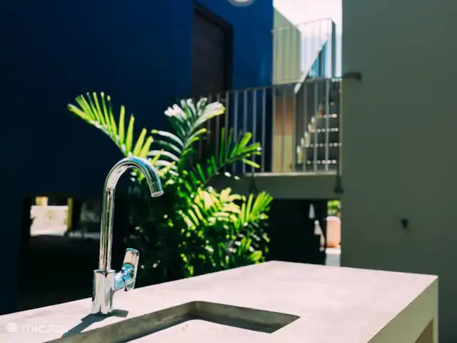 Villa Mellow piscine Eco resort | Curaçao, Curaçao-Centre, Boca St. Michiel - villa La cuisine extérieure