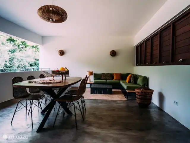 Villa Mellow piscine Eco resort | Curaçao, Curaçao-Centre, Boca St. Michiel - villa Séjour et cuisine lumineux, spacieux et ouverts (pas sur la photo).