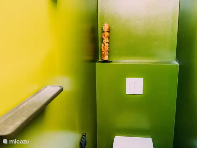 Villa Mellow piscine Eco resort | Curaçao, Curaçao-Centre, Boca St. Michiel - villa Les toilettes colorées.