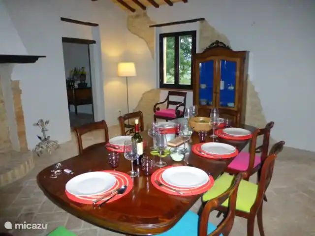 Casa Tavola | Italie, Marche, Isola Di Fano - villa Cuisine-salle à manger à l'étage