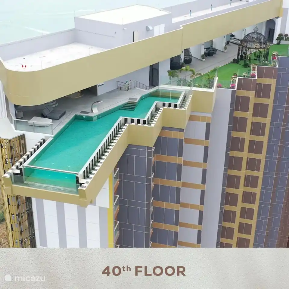 Apartamento con piscina privada Jomtien Beach Pattaya Infinity Cliff Pool en el piso 40