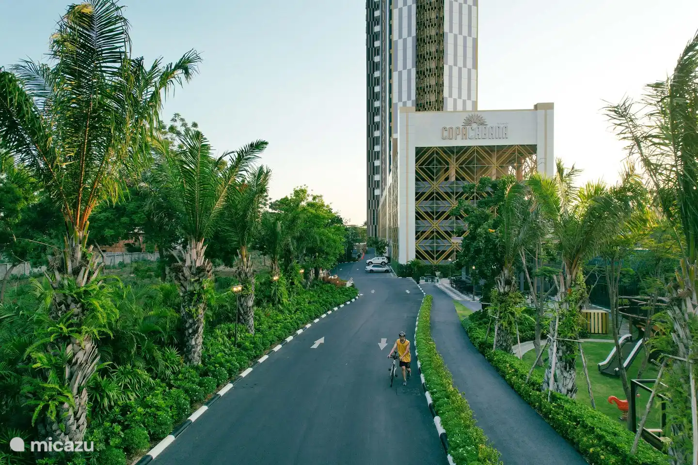 Apartamento con piscina privada Jomtien Beach Entrada a Pattaya en la carretera principal